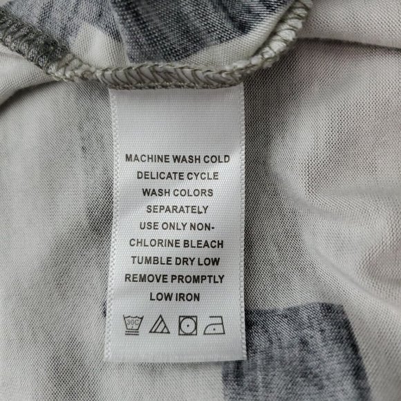 Ellos Womens Top Plus Size 5X Stretch Deep V-Neck Gathered Front Multicolor - Picture 6 of 6